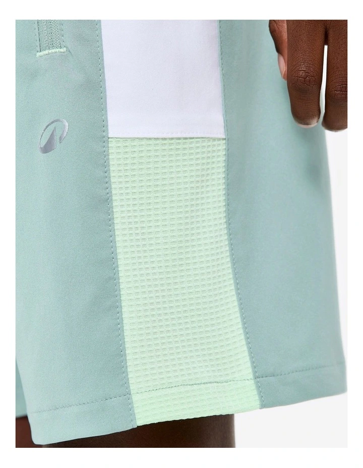 Decathlon - Kids' Breathable Multisport Shorts - Green/White image 6