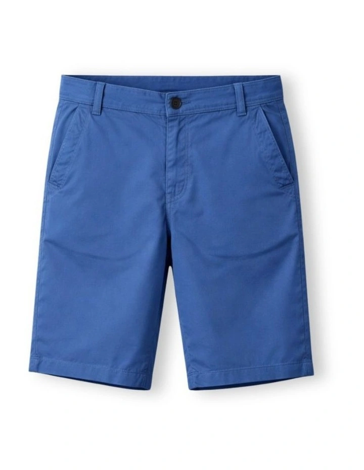 G & J Adjustable Waist Chino Short - Navy image 1