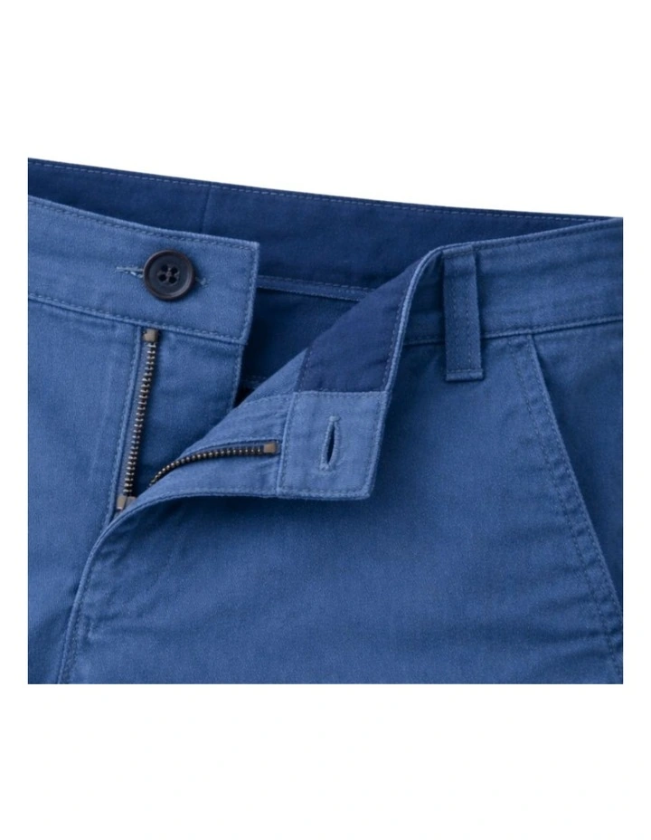 G & J Adjustable Waist Chino Short - Navy image 3
