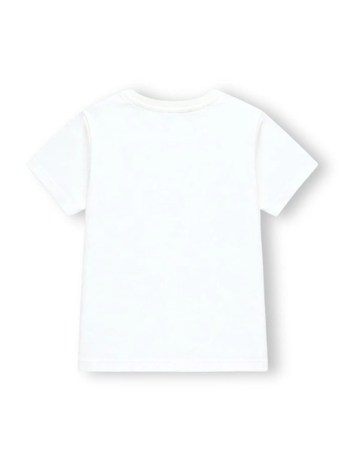 G & J Short Sleeve T-shirt | White | Floral Print image 2