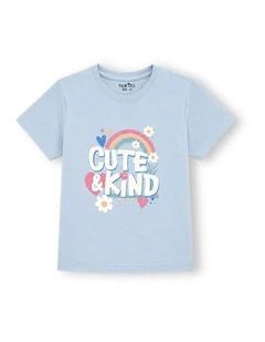 G & J Short Sleeve T-shirt | Blue | Cute & Kind