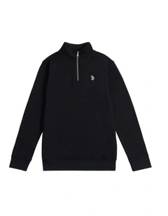 Boys Double Horsemen _ Zip Black Bright White DHM