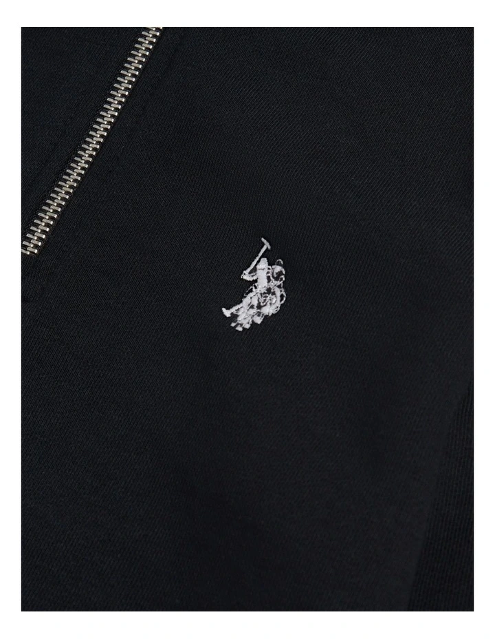 Boys Double Horsemen _ Zip Black Bright White DHM image 3