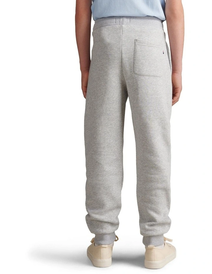 Boys Double Horsemen Loopback Jogger in Mid Grey Marl image 4