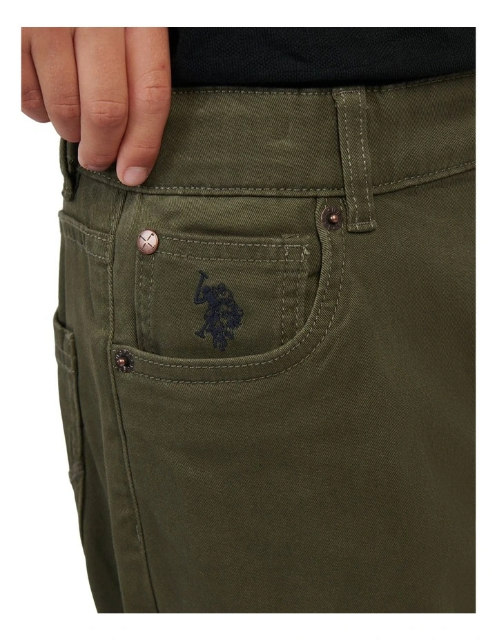 Boys Core 5 Pocket Trouser in Forest Night image 5