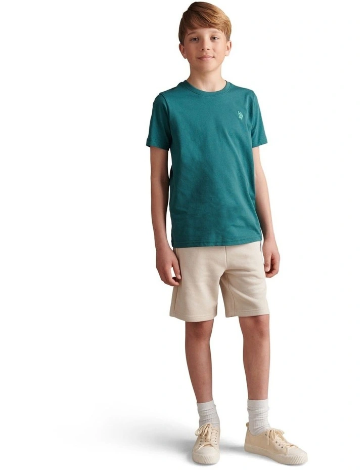 Boys Texture Double Horsemen T-Shirt Mediterranea image 3