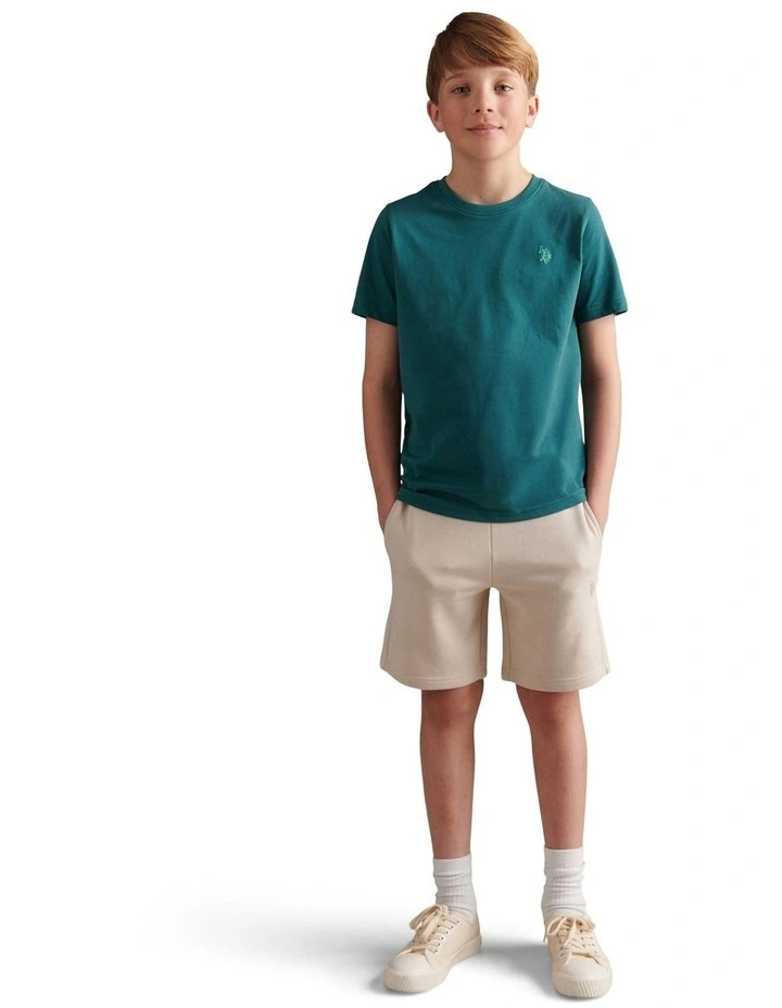 Boys Texture Double Horsemen T-Shirt Mediterranea image 7