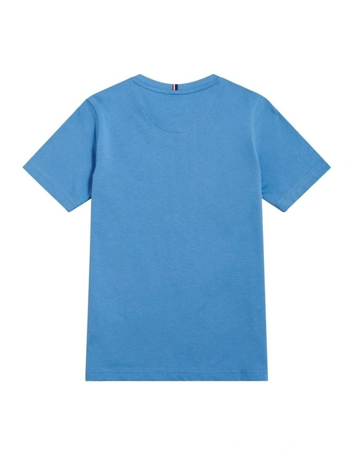 Boys Texture Double Horsemen T-Shirt Riviera image 6