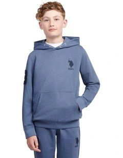 Boys Player 3 Hoodie in Vintage Indigo