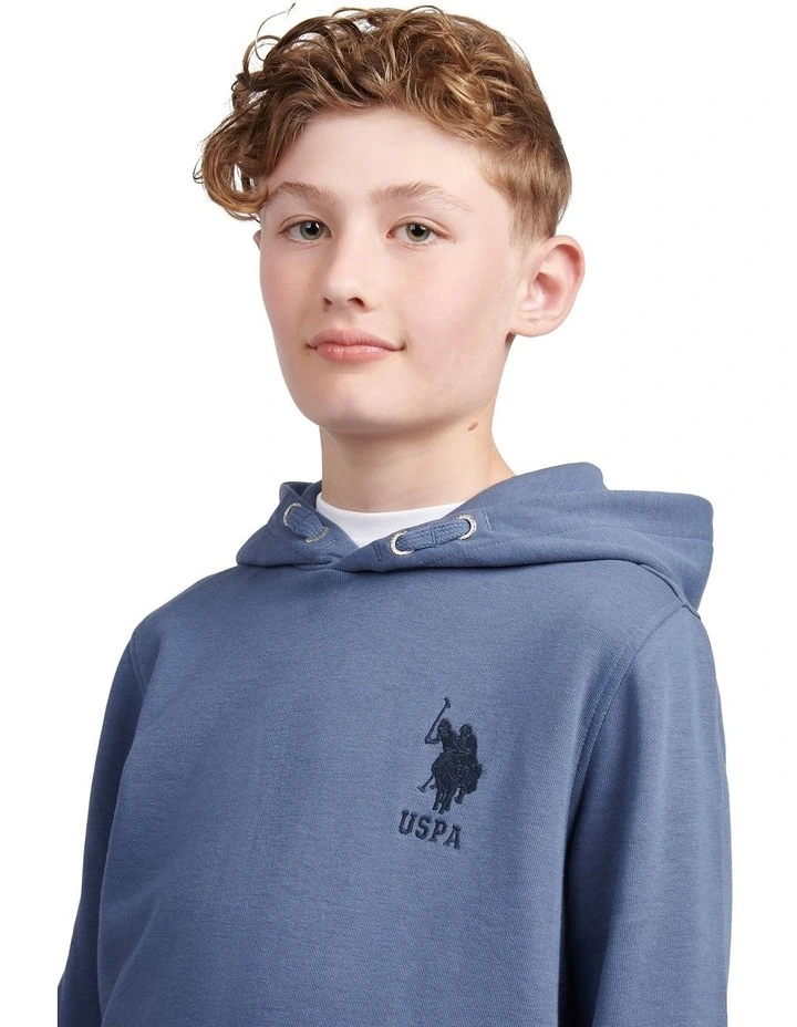 Boys Player 3 Hoodie in Vintage Indigo image 2