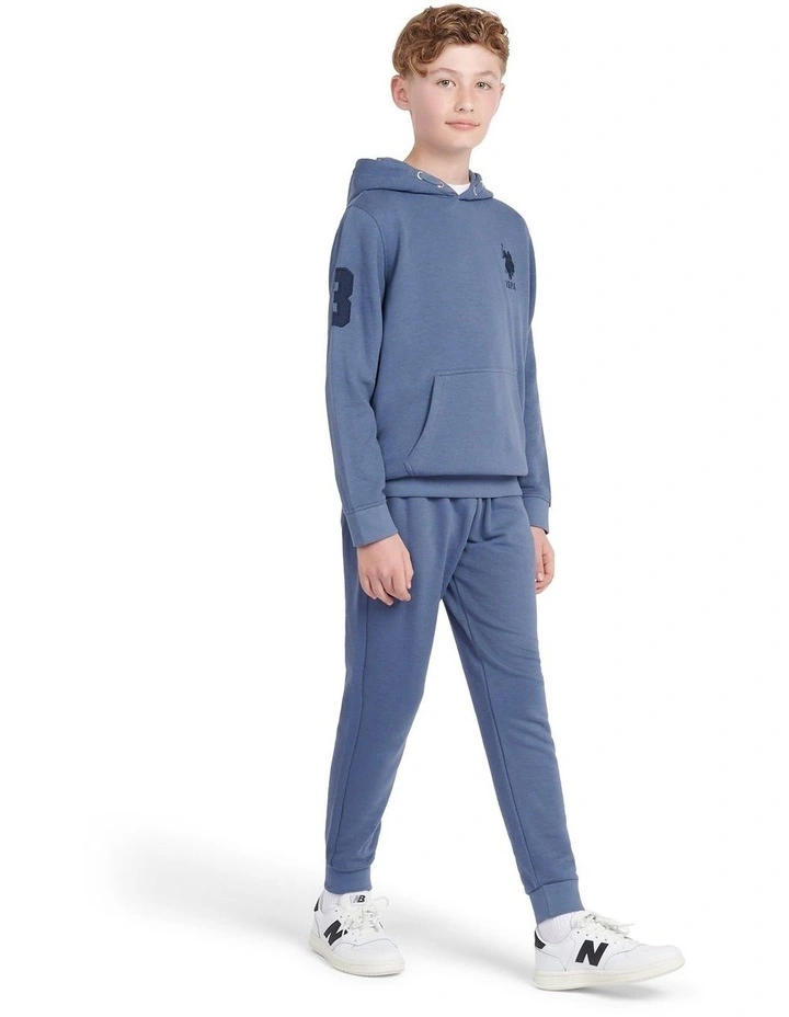 Boys Player 3 Hoodie in Vintage Indigo image 3