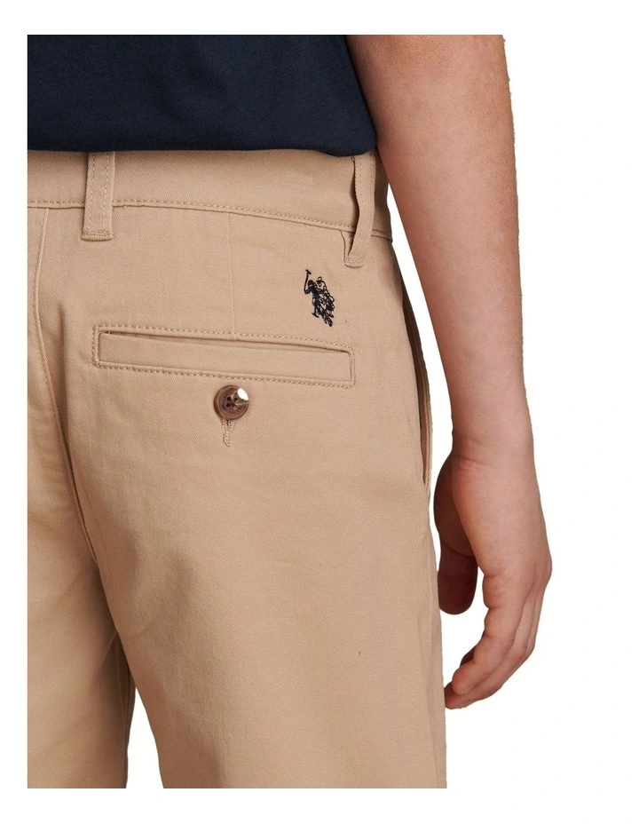 Boys Classic Chino Short Cornstalk image 2