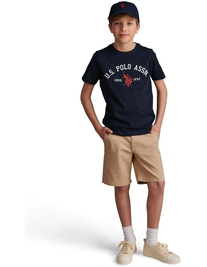 Boys Classic Chino Short Cornstalk image 3