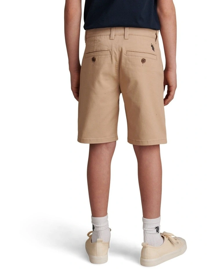 Boys Classic Chino Short Cornstalk image 4