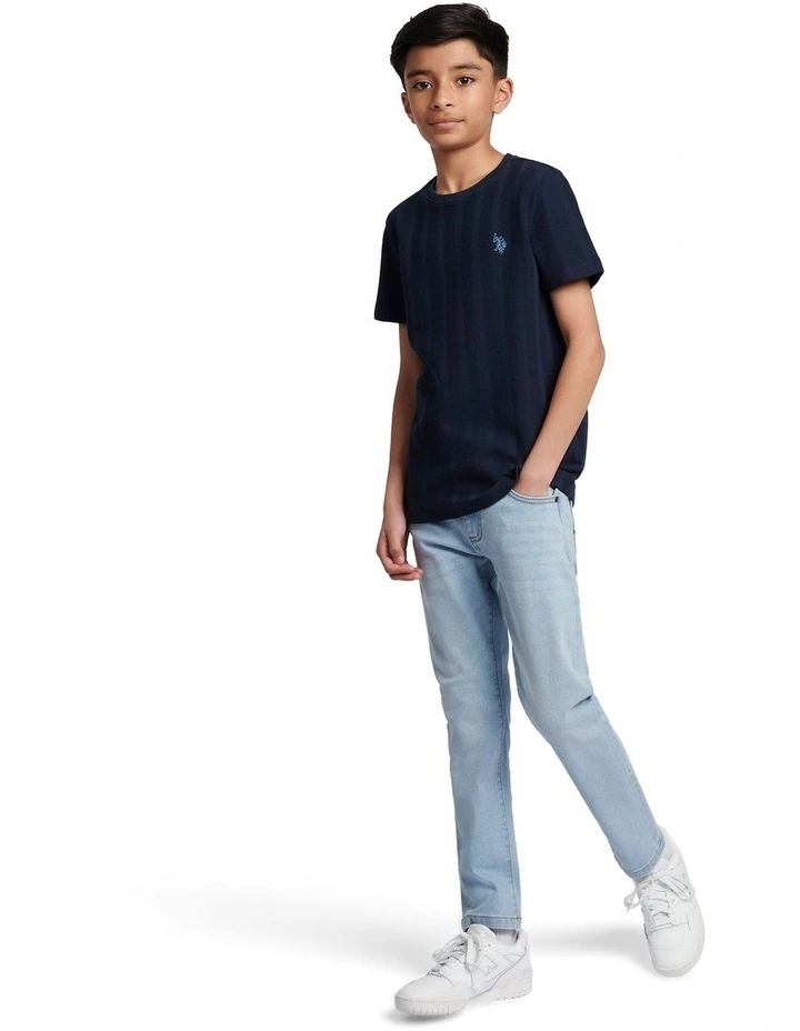 Boys Classic Fit Jean in Mid Wash image 3