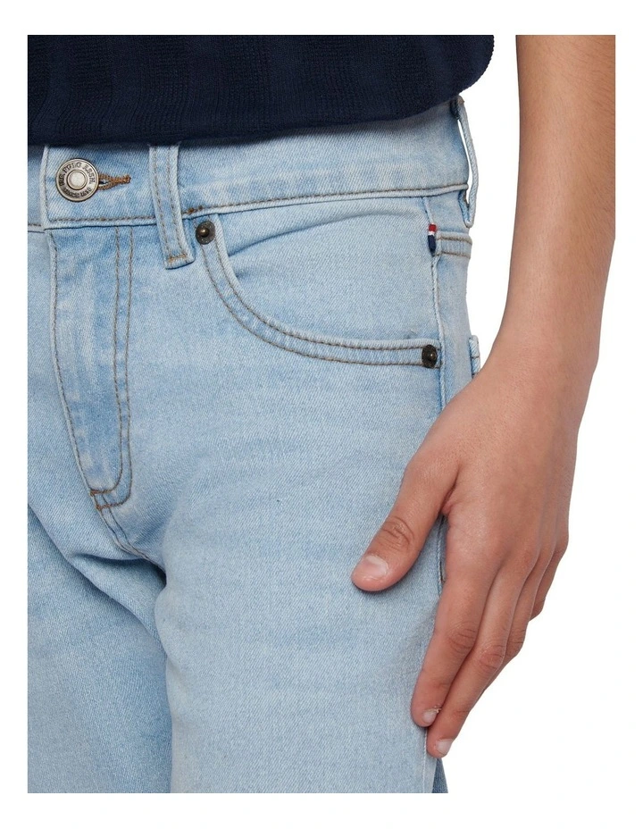 Boys Classic Fit Jean in Mid Wash image 5