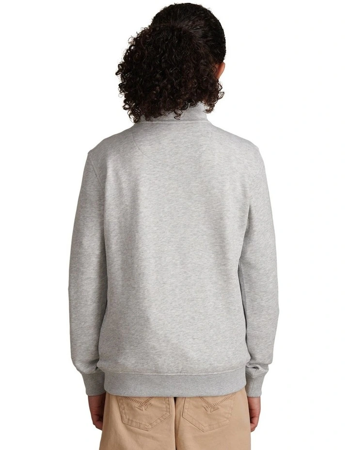 Boys Double Horsemen _ Zip Mid Grey Marl image 4