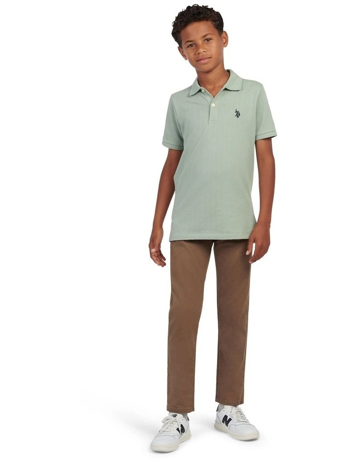 Boys Core 5 Pocket Trouser in Shitake image 3