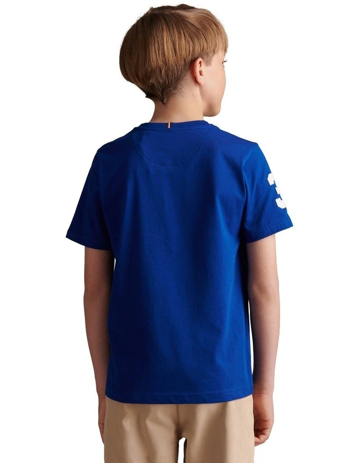 Boys Player 3 T-Shirt Sodalite Blue image 4