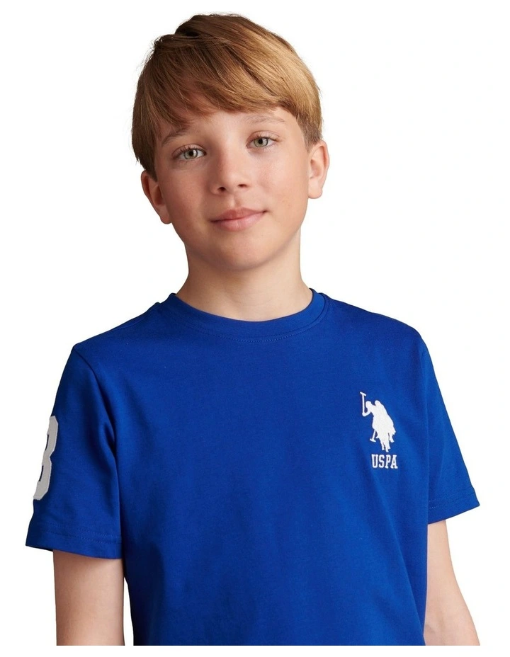 Boys Player 3 T-Shirt Sodalite Blue image 5