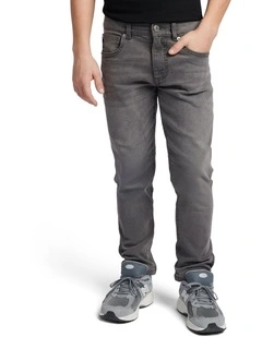 Boys Classic Fit Jean in Grey Wash