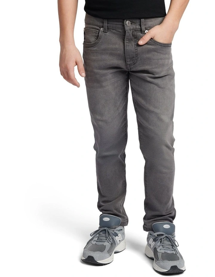 Boys Classic Fit Jean in Grey Wash image 1