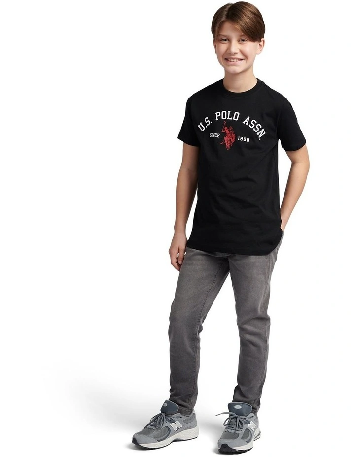 Boys Classic Fit Jean in Grey Wash image 2
