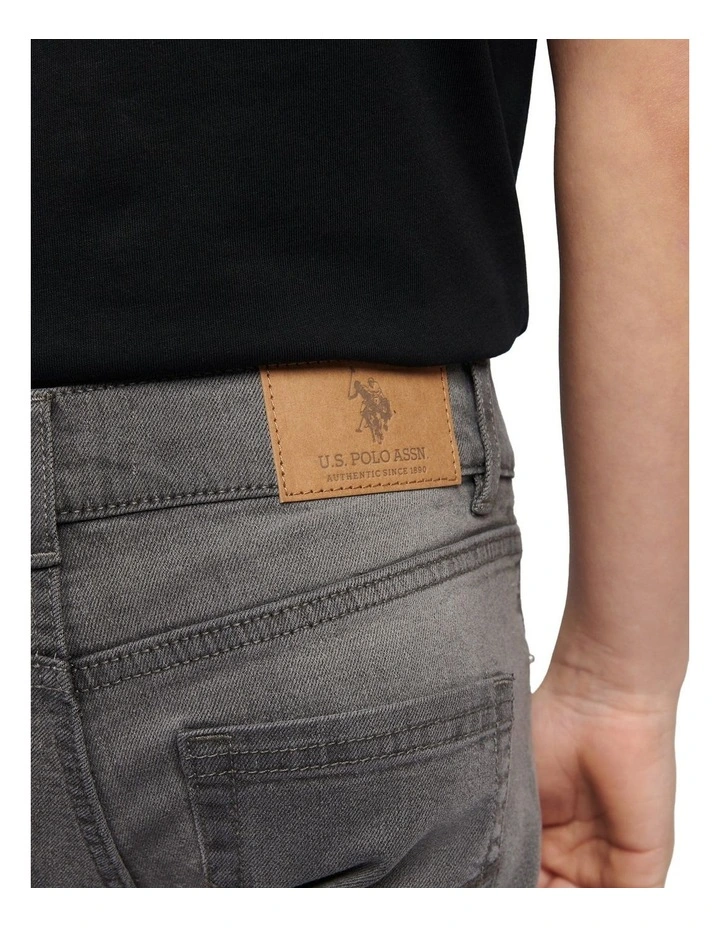 Boys Classic Fit Jean in Grey Wash image 5