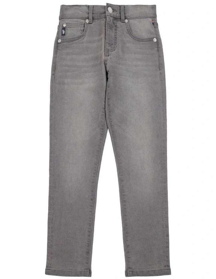 Boys Classic Fit Jean in Grey Wash image 6