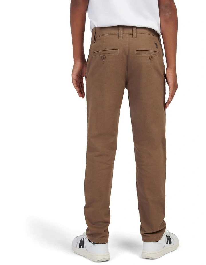 Boys Classic Chino in Shitake image 4