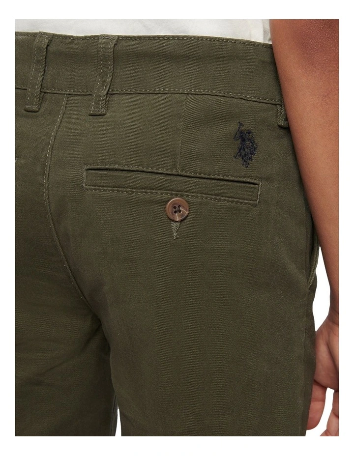 Boys Classic Chino Short Forest Night image 2