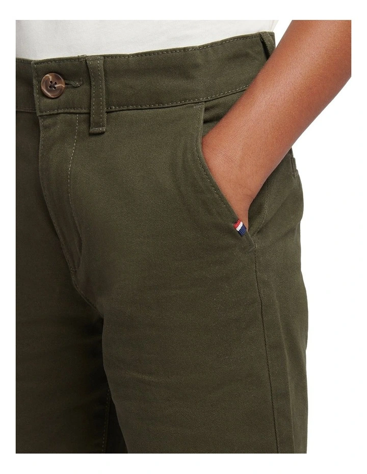 Boys Classic Chino Short Forest Night image 5