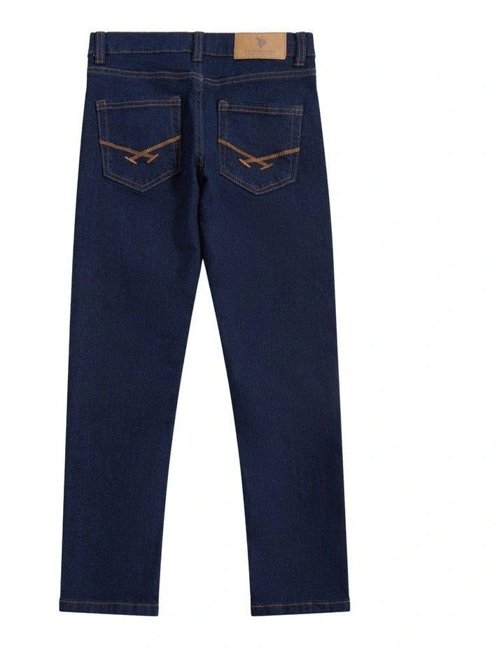 Boys Classic Fit Jean in Rinse Wash image 2
