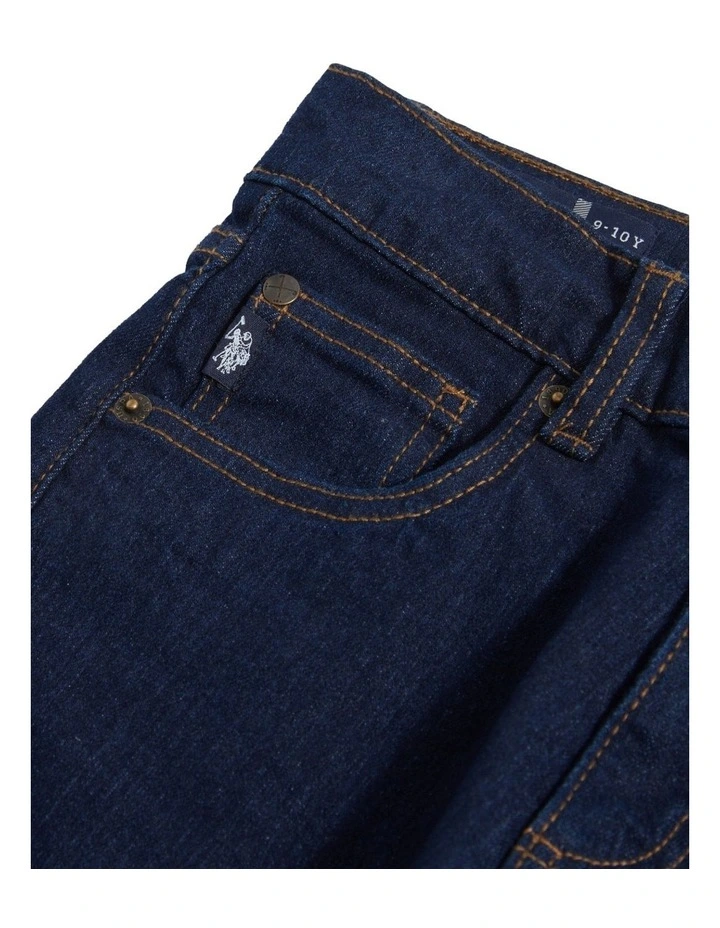 Boys Classic Fit Jean in Rinse Wash image 3