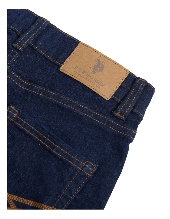 Boys Classic Fit Jean in Rinse Wash image 5
