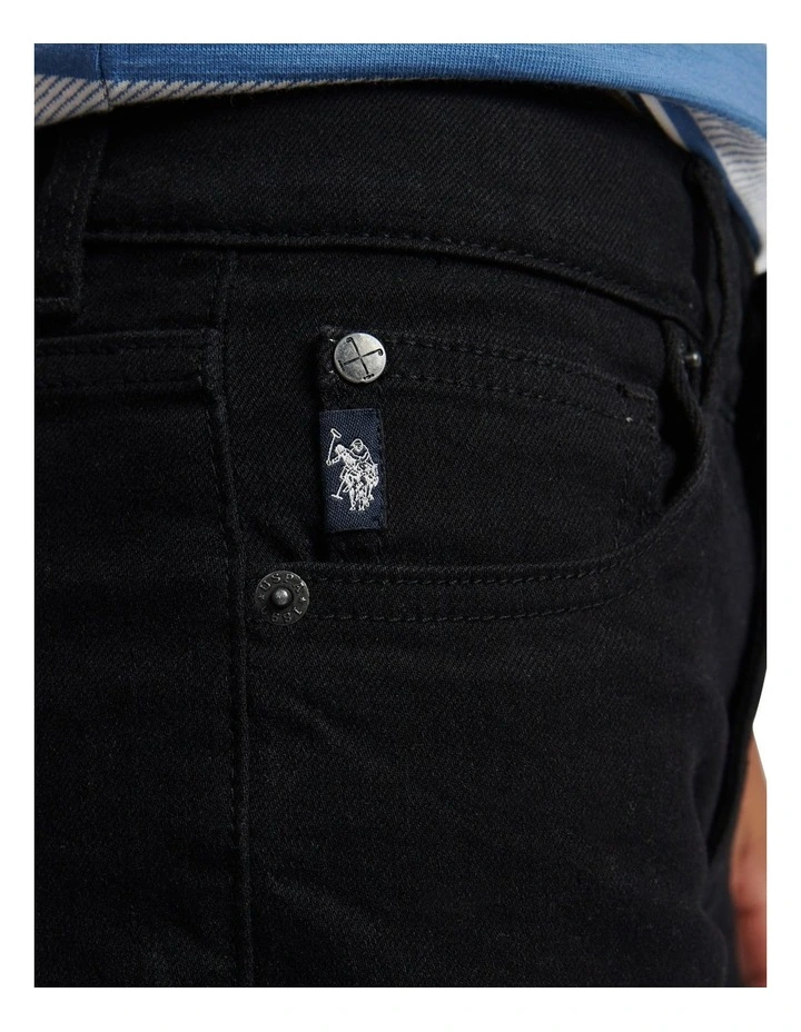 Boys Classic Fit Jean in Black Wash image 2