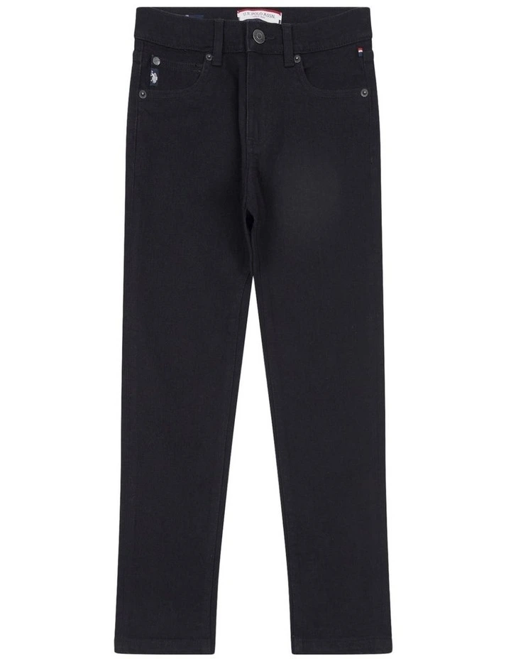 Boys Classic Fit Jean in Black Wash image 5