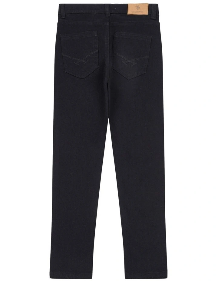 Boys Classic Fit Jean in Black Wash image 6