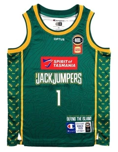 Tasmania JackJumpers 26/27 Youth Primary Jersey - Taran Armstrong