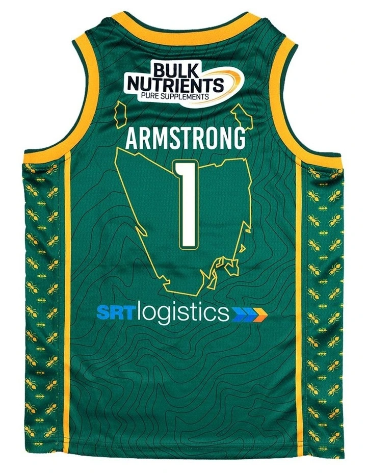 Tasmania JackJumpers 26/27 Youth Primary Jersey - Taran Armstrong image 2