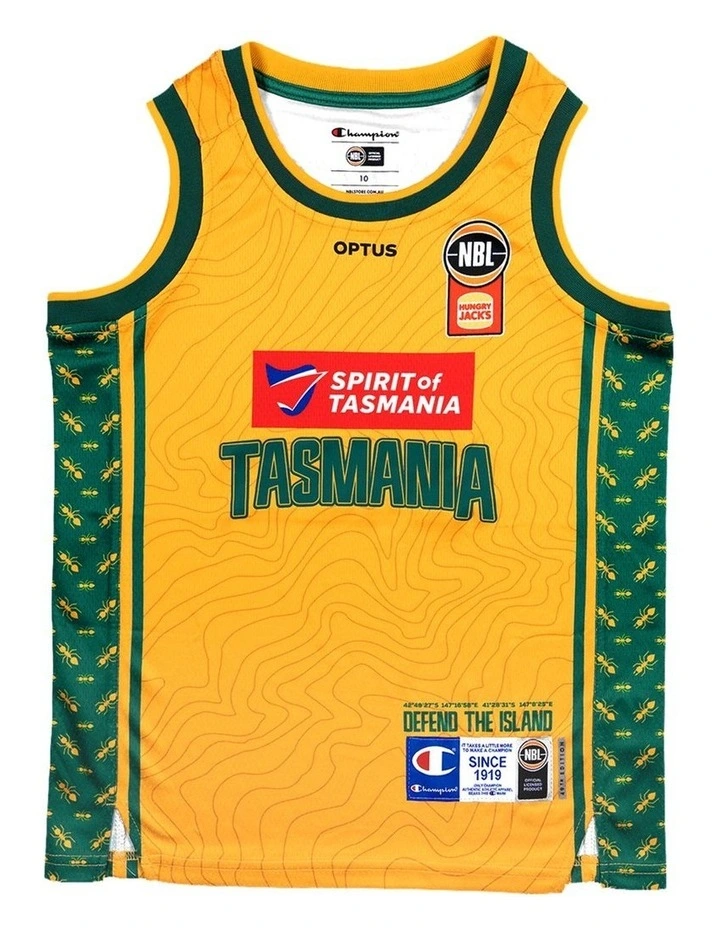 Tasmania JackJumpers 26/27 Youth Alternate Jersey image 1