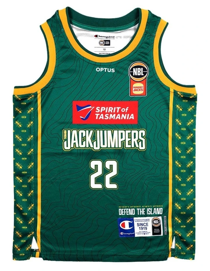 Tasmania JackJumpers 26/27 Youth Primary Jersey - Will Magnay image 1