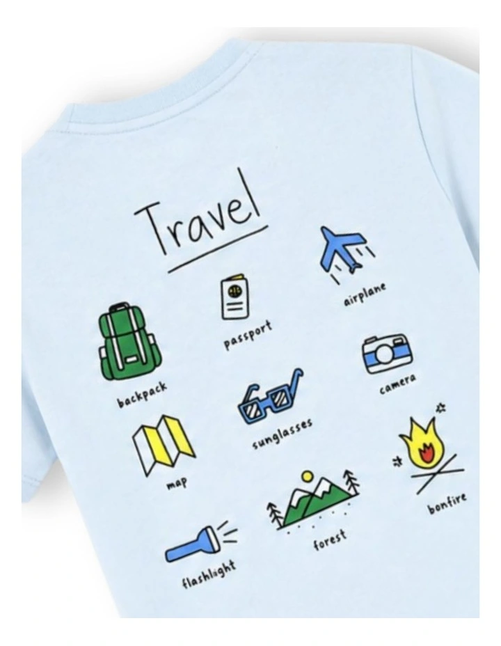 G & J Short Sleeve T-Shirt | Blue image 4
