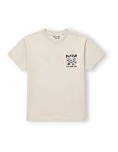 G & J Short Sleeve T-shirt | Cream | Palm Camp