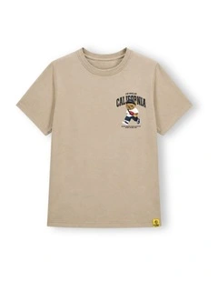 G & J Short Sleeve T-Shirt | Brown | California