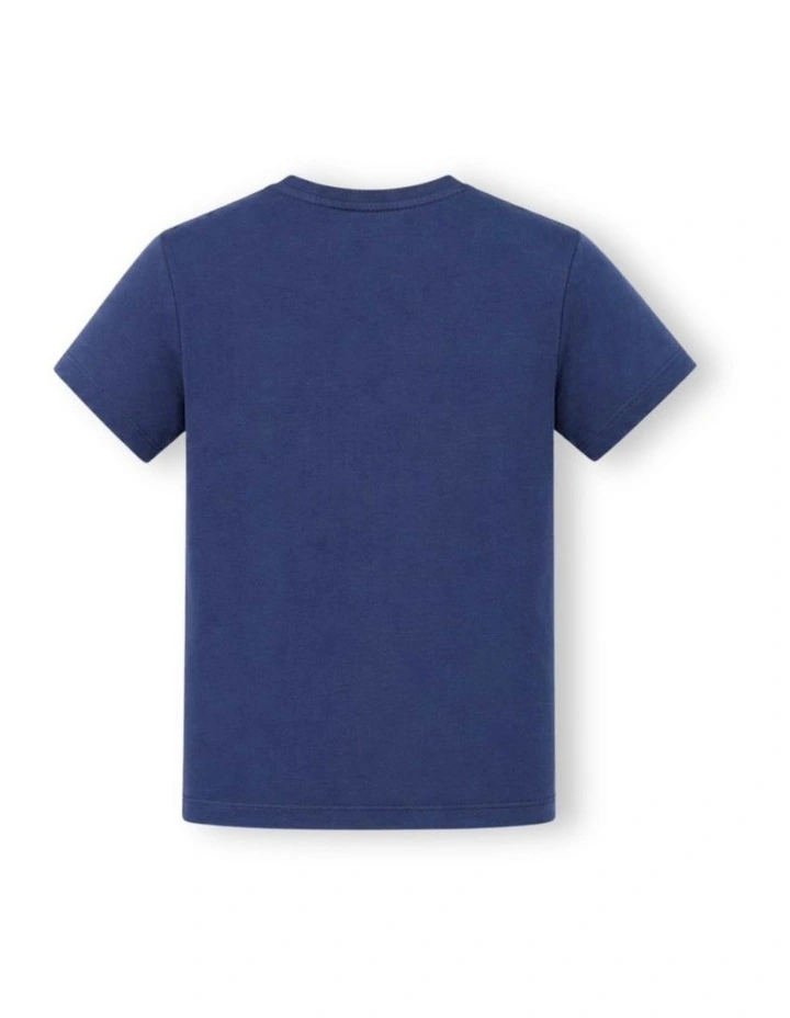 G & J Short Sleeve T-Shirt | Navy | Super brother image 2