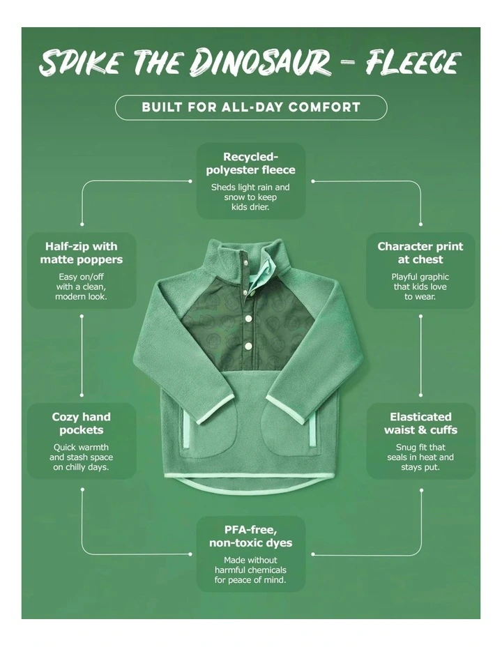 Spike The Dinosaur - Fleece image 3