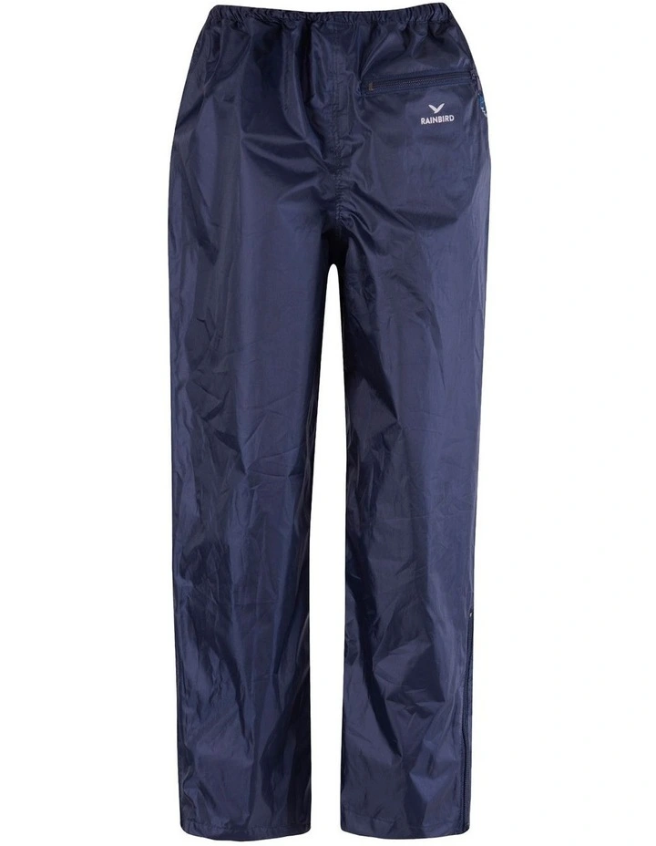 Stowaway Kids Waterproof Rain Overpant in Navy image 2