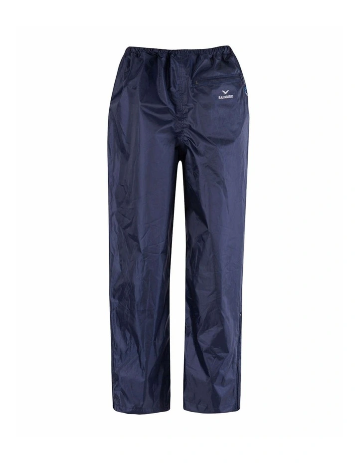 Stowaway Kids Waterproof Rain Overpant in Navy image 6