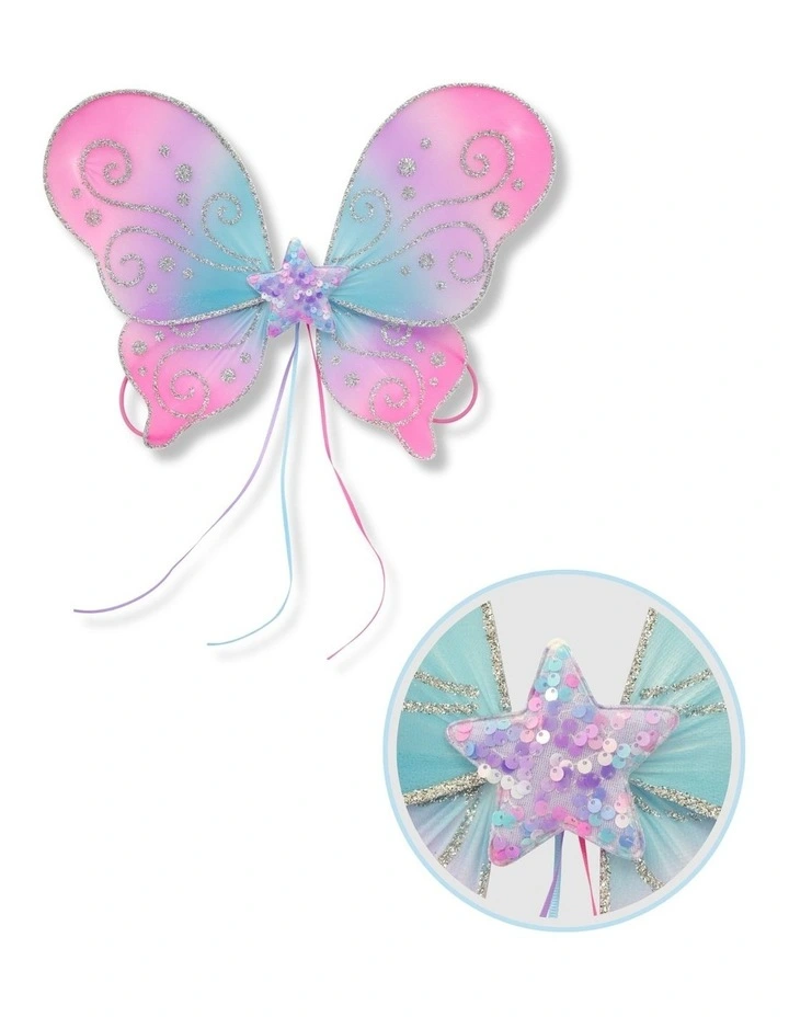 Fairy Magic Blue Party Dress Bundle image 3